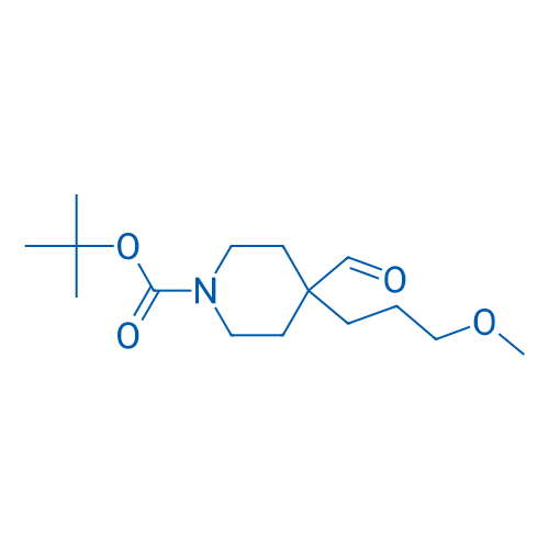 tert-Butyl 4-formyl-4-(3-methoxypropyl)piperidine-1-carboxylate 1g