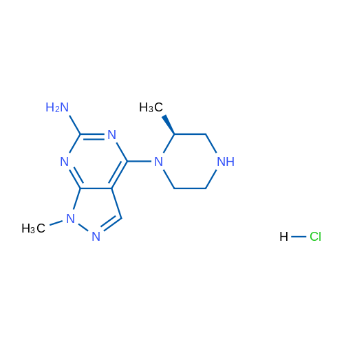 (S)-1-Methyl-4-(2-methylpiperazin-1-yl)-1H-pyrazolo[3,4-d]pyrimidin-6-amine hydrochloride 1g