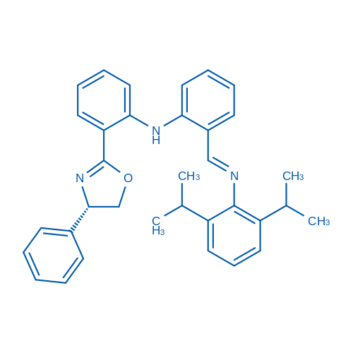 (S,E)-2-(((2,6-Diisopropylphenyl)imino)methyl)-N-(2-(4-phenyl-4,5-dihydrooxazol-2-yl)phenyl)aniline 100mg