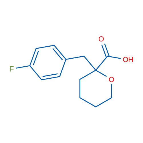 2-[(4-Fluorophenyl)methyl]oxane-2-carboxylic acid 100mg