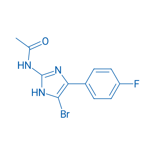N-(5-BROMO-4-(4-FLUOROPHENYL)-1H-IMIDAZOL-2-YL)ACETAMIDE 250mg
