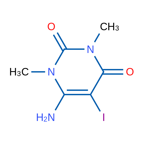 6-Amino-5-iodo-1,3-dimethylpyrimidine-2,4(1H,3H)-dione 10g