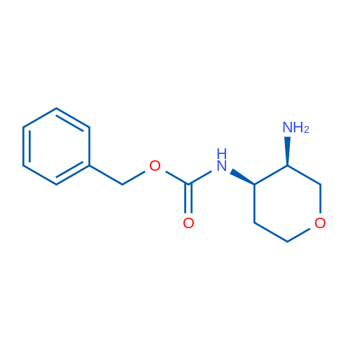 Benzyl ((3R,4R)-3-aminotetrahydro-2H-pyran-4-yl)carbamate 250mg