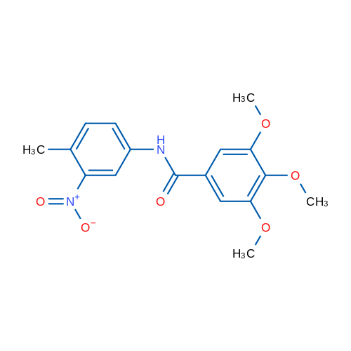 3,4,5-Trimethoxy-N-(4-methyl-3-nitrophenyl)benzamide 1g