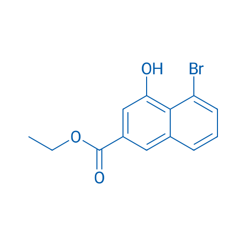 Ethyl 5-bromo-4-hydroxy-2-naphthoate 100mg