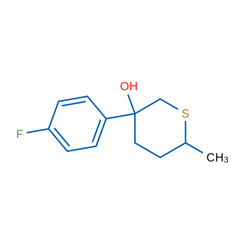 3-(4-Fluorophenyl)-6-methylthian-3-ol 1g