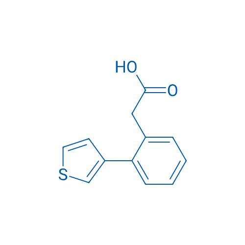 2-(2-(Thiophen-3-yl)phenyl)acetic acid 250mg