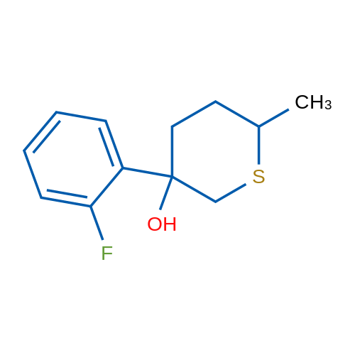 3-(2-Fluorophenyl)-6-methylthian-3-ol 1g