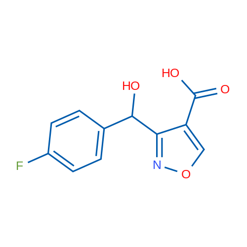 3-((4-Fluorophenyl)(hydroxy)methyl)isoxazole-4-carboxylic acid 1g