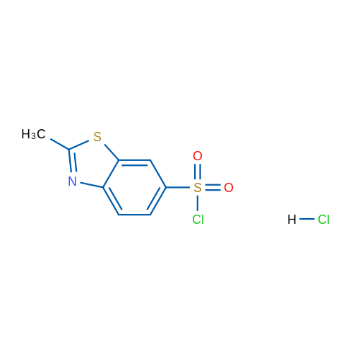 2-Methylbenzothiazole-6-sulfonyl Chloride Hydrochloride 250mg