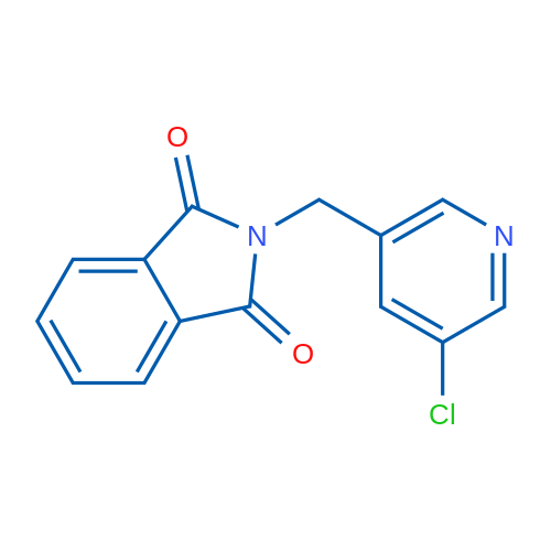 2-((5-Chloropyridin-3-yl)methyl)isoindoline-1,3-dione 250mg