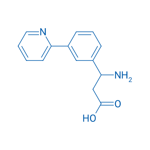 3-Amino-3-(3-(pyridin-2-yl)phenyl)propanoic acid 250mg