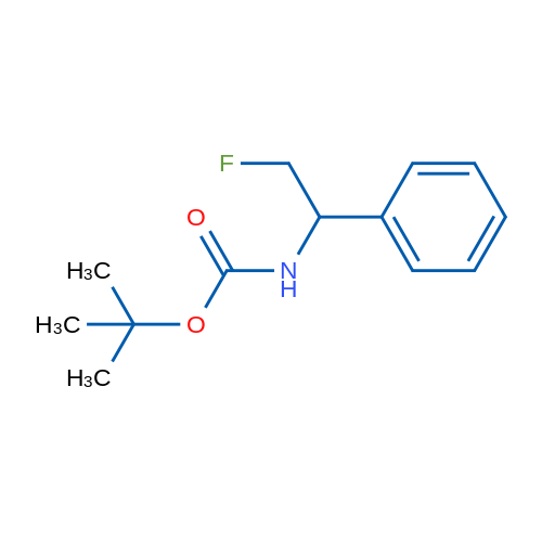 tert-Butyl (2-fluoro-1-phenylethyl)carbamate 250mg