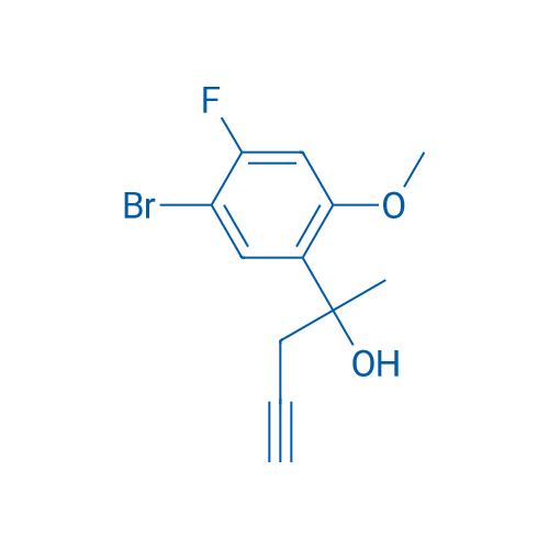 2-(5-Bromo-4-fluoro-2-methoxyphenyl)pent-4-yn-2-ol 5g