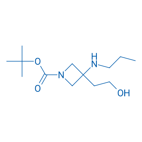 tert-butyl 3-(2-hydroxyethyl)-3-(propylamino)azetidine-1-carboxylate 10g
