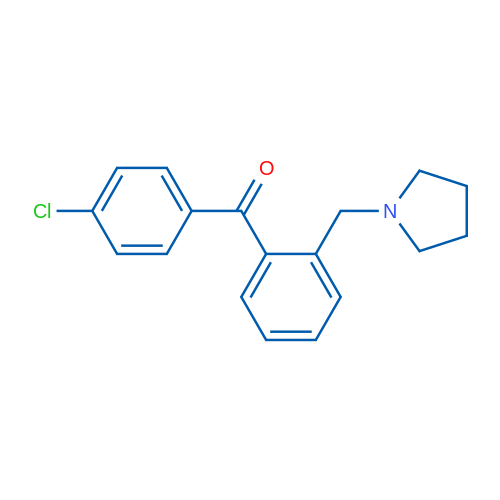 4'-Chloro-2-pyrrolidinomethyl benzophenone 1g