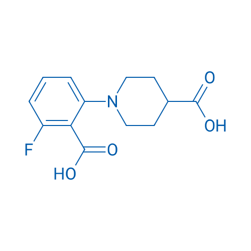 1-(2-Carboxy-3-fluorophenyl)piperidine-4-carboxylic acid 1g
