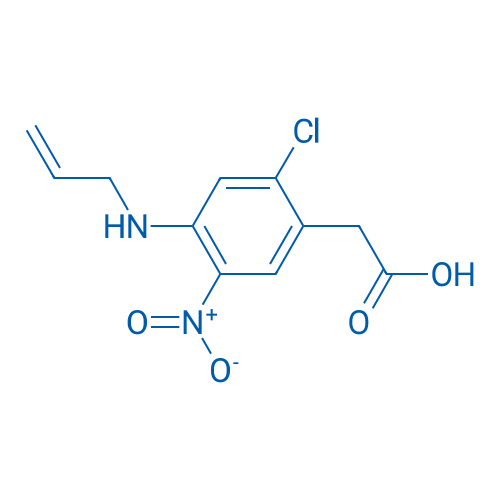 2-(4-(Allylamino)-2-chloro-5-nitrophenyl)acetic acid 250mg