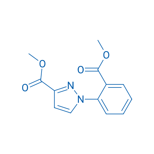 Methyl 1-(2-(methoxycarbonyl)phenyl)-1H-pyrazole-3-carboxylate 1g
