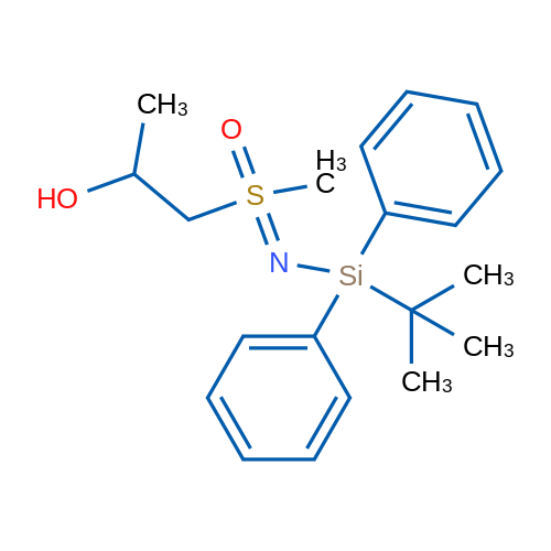 1-(N-(tert-Butyldiphenylsilyl)-S-methylsulfonimidoyl)propan-2-ol 1g