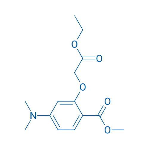 Methyl 4-(dimethylamino)-2-(2-ethoxy-2-oxoethoxy)benzoate 1g