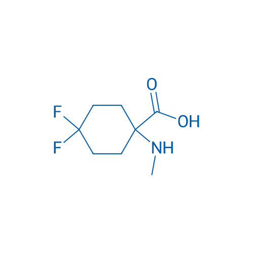 4,4-Difluoro-1-(methylamino)cyclohexane-1-carboxylic acid 250mg