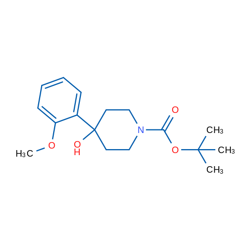 1-Boc-4-(2-methoxyphenyl)-4-hydroxypiperidine 1g
