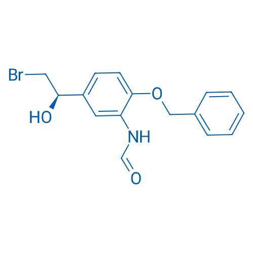 (R)-N-[5-(2-Bromo-1-hydroxyethyl)-2-(phenylmethoxy)phenyl]formamide 250mg