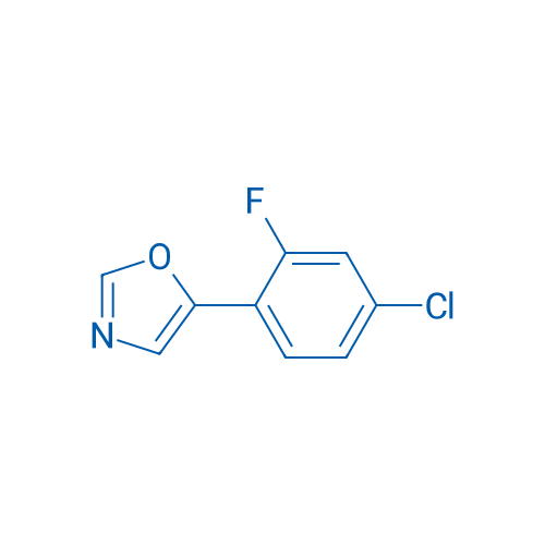 5-(4-Chloro-2-fluorophenyl)oxazole 250mg