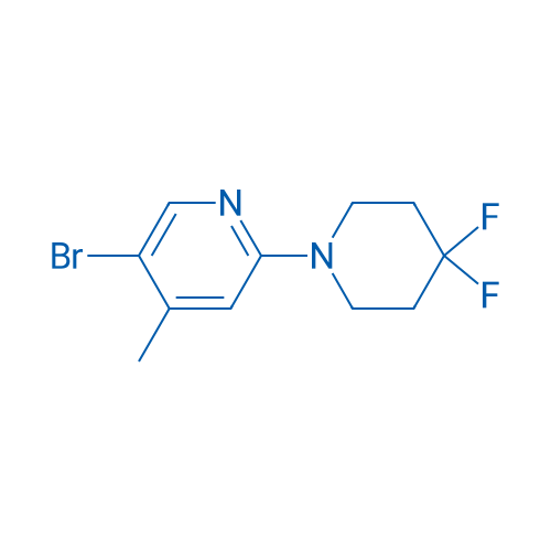 5-Bromo-2-(4,4-difluoropiperidin-1-yl)-4-methylpyridine 1g