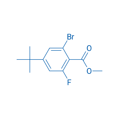 METHYL 2-BROMO-4-(TERT-BUTYL)-6-FLUOROBENZOATE 250mg