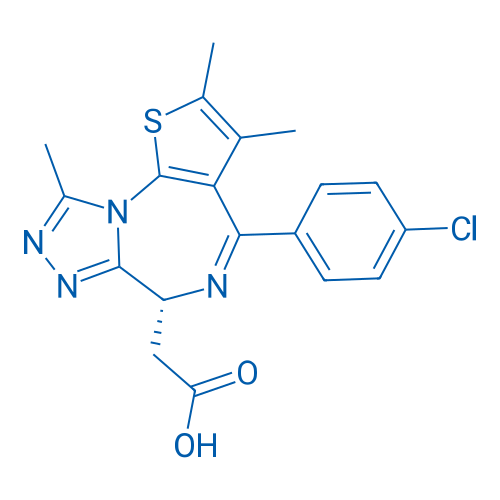 2-((6R)-4-(4-chlorophenyl)-2,3,9-trimethyl-6H-thieno[3,2-f][1,2,4]triazolo[4,3-a][1,4]diazepin-6-yl)acetic acid 1g
