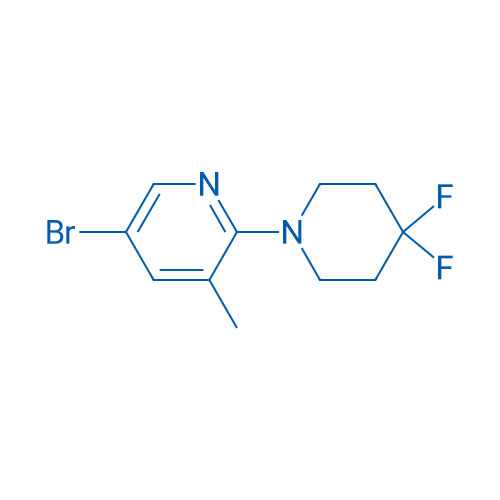 5-Bromo-2-(4,4-difluoropiperidin-1-yl)-3-methylpyridine 1g