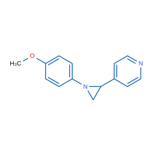 4-[1-(4-Methoxyphenyl)aziridin-2-yl]pyridine 1g