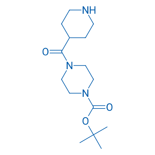 tert-Butyl 4-(piperidine-4-carbonyl)piperazine-1-carboxylate 250mg