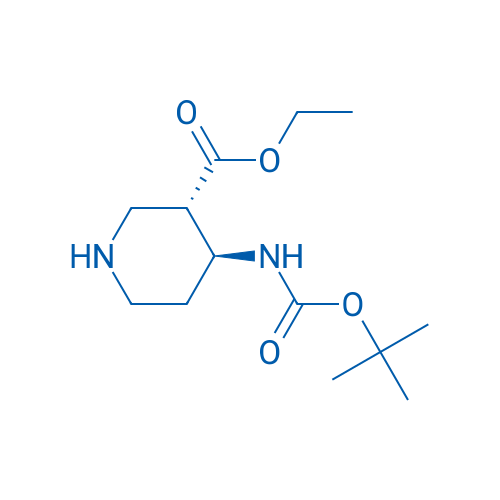 rel-Ethyl (3S,4S)-4-((tert-butoxycarbonyl)amino)piperidine-3-carboxylate 250mg