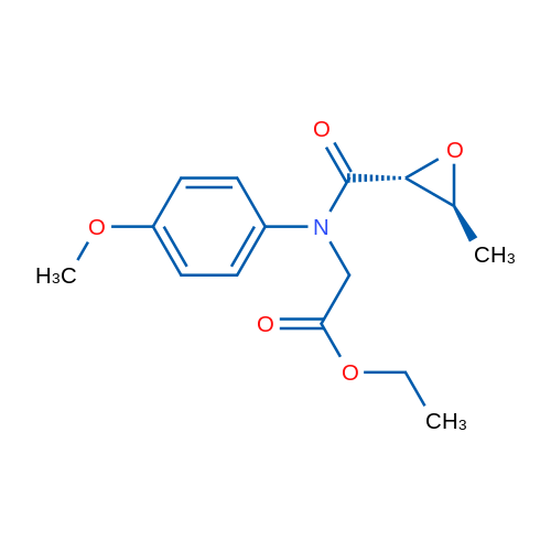 Ethyl 2-((2R,3S)-N-(4-methoxyphenyl)-3-methyloxirane-2-carboxamido)acetate 1g