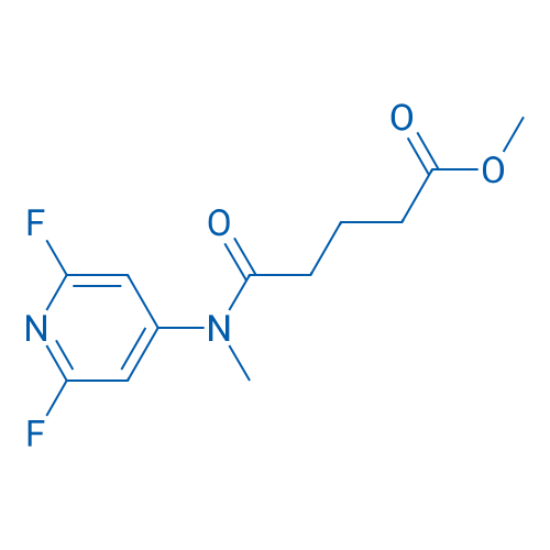 METHYL 5-((2,6-DIFLUOROPYRIDIN-4-YL)(METHYL)AMINO)-5-OXOPENTANOATE 1g