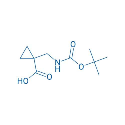 1-(((tert-Butoxycarbonyl)amino)methyl)cyclopropane-1-carboxylic acid 100mg