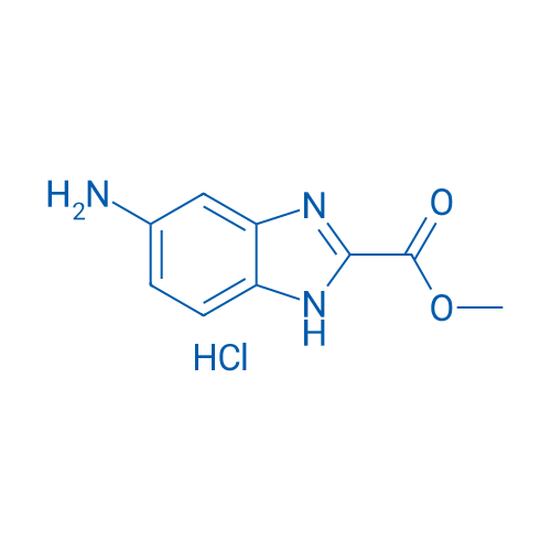 Methyl 5-amino-1H-benzo[d]imidazole-2-carboxylate hydrochloride 250mg