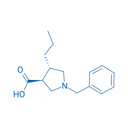 (3S,4S)-1-Benzyl-4-propylpyrrolidine-3-carboxylic acid 1g