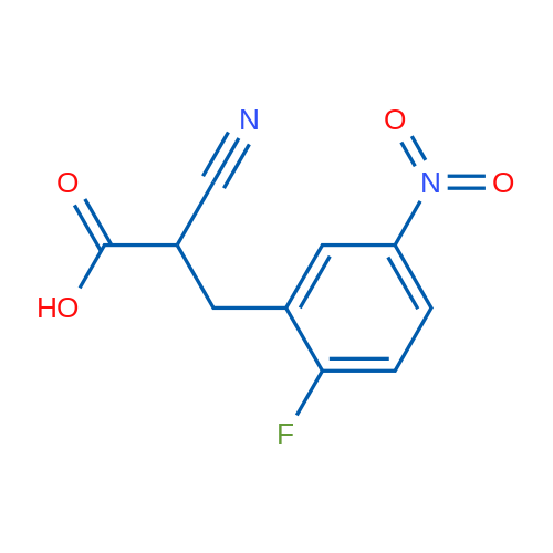 2-Cyano-3-(2-fluoro-5-nitrophenyl)propanoic acid 1g