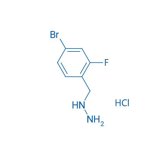 (4-Bromo-2-fluorobenzyl)hydrazine hydrochloride 250mg