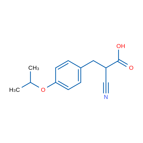 2-Cyano-3-(4-isopropoxyphenyl)propanoic acid 1g