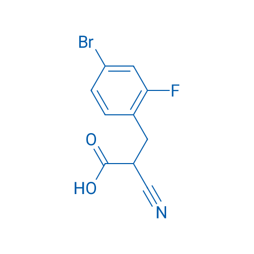3-(4-Bromo-2-fluorophenyl)-2-cyanopropanoic acid 5g
