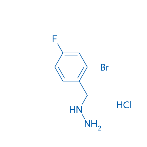 (2-Bromo-4-fluorobenzyl)hydrazine hydrochloride 5g