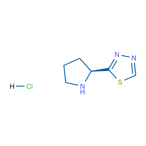 (S)-2-(Pyrrolidin-2-yl)-1,3,4-thiadiazole hydrochloride 1g