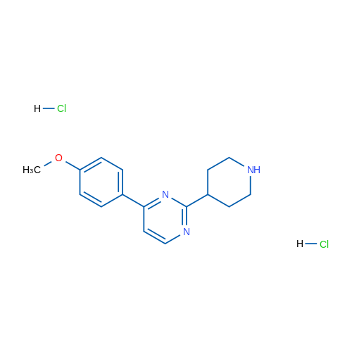 4-(4-Methoxyphenyl)-2-(piperidin-4-yl)pyrimidine dihydrochloride 1g