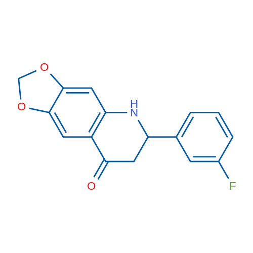 6-(3-Fluorophenyl)-6,7-dihydro-[1,3]dioxolo[4,5-g]quinolin-8(5H)-one 1g