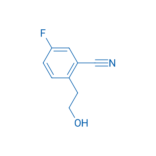 5-Fluoro-2-(2-hydroxyethyl)benzonitrile 250mg